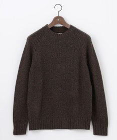 JOSEPH ABBOUD MOUNTAIN 【WEB限定・SPACE/イタリア糸使用/軽く暖かい/豊富なカラー】 ラムウール　クルーネック ニット