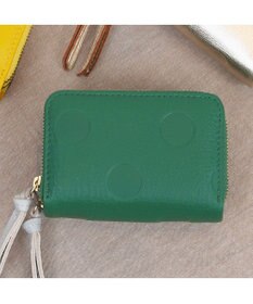 UNBILLION ペルケ perche / ドット型押し・ジャバラカードキーケース