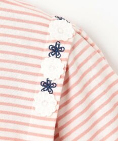 組曲 KIDS 【150-160㎝】リボンボーダー トップス