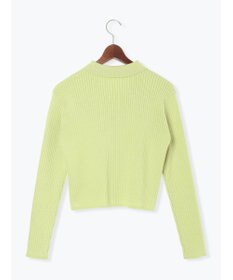 Te chichi ポロカラークロップトカーディガン