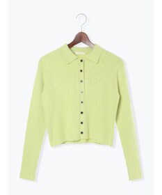 Te chichi ポロカラークロップトカーディガン