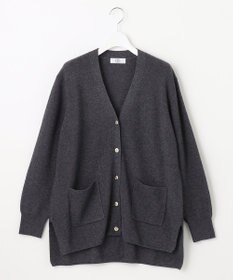 J.PRESS LADIES 【洗える】SEMI WORSTED カーディガン