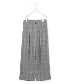 ICB 【洗える】ウール2WAYストレッチ ワイドストレートパンツ