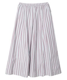 earth music&ecology ポプリンフレアスカート