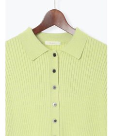 Te chichi ポロカラークロップトカーディガン