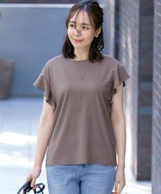 Tiaclasse 【洗える】フリル袖ポンチプルオーバー