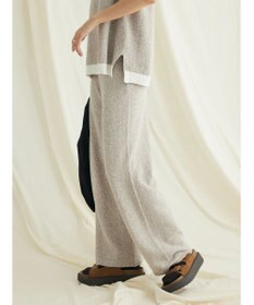 CRAFT STANDARD BOUTIQUE リンクス編みニットパンツ