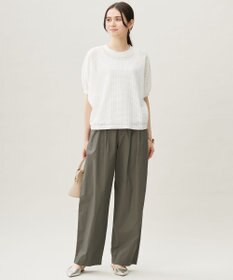 自由区 【カタログ掲載・洗える】オルダージュタイプライター パンツ