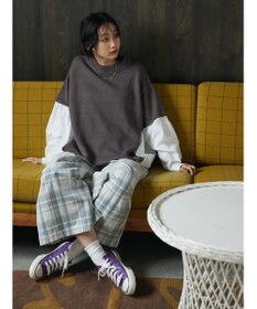 CRAFT STANDARD BOUTIQUE シャツドッキングニットプルオーバー