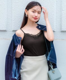 Wing カップ付きインナー ラク きれいなバストシルエット 綿混(身生地) 【シンクロブラトップ】 リブタイプ ブラトップ ET1083 ウイング／ワコール