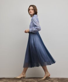 GRACE CONTINENTAL コードレースプリーツワンピース