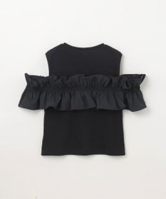 GRACE CONTINENTAL フリルリブカットトップ