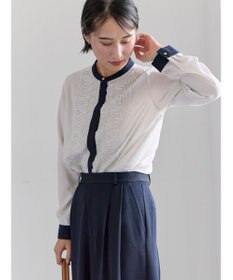 Te chichi フロントレースブラウス