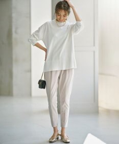 組曲 L 【WEB限定】コットンポリエステル リラクシーニット