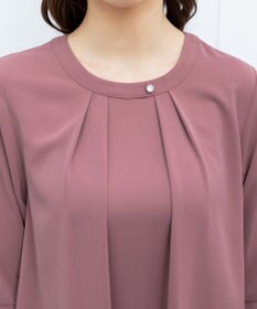 Tiaclasse 【洗える】花びらスリーブチュニックブラウス