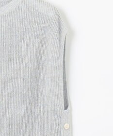 J.PRESS LADIES S 【洗える】Linen Cotton Vest  ニット ベスト