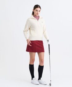 23区GOLF 【WOMEN】モノグラムプリントモックネック