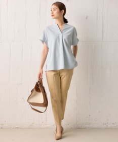 組曲 L 【WEB限定】ライトジョーゼットスキッパー ブラウス