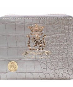 A.D.M.J. 【牛革】クロコ型押しスモールウォレット