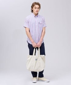 J.PRESS MEN 【Aero Weave】クールマックスサッカー ストライプ シャツ / B.D.