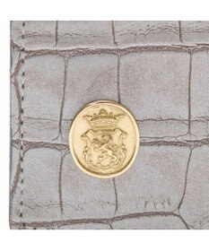 A.D.M.J. 【牛革】クロコ型押しスモールウォレット