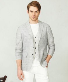 JOSEPH ABBOUD 【清涼感/軽量】リネンTOPピケ ジャケット