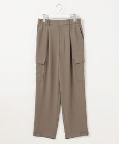 自由区 【洗える】ダブルクロスカーゴ パンツ