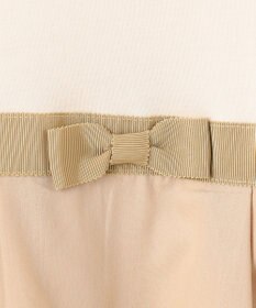 組曲 KIDS 【110-140㎝】フラワーパネルボーダー ワンピース