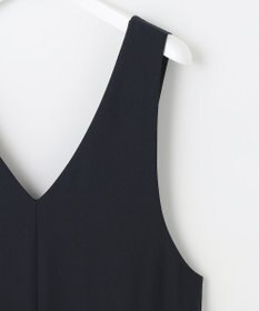 J.PRESS LADIES L 【洗える・イージーケア・UVカット・接触冷感】 ストレッチバックサテンジョーゼット ジャンパースカート