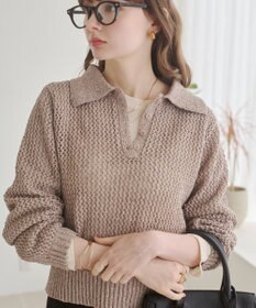 WEGO 【ANGIE VINTAGE】MIXメッシュポロニット
