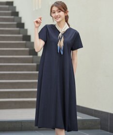 Tiaclasse L 【おのののかさん着用】冷凛(ひやりん)カノコAラインフレアワンピース