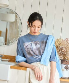 WEGO 【新色追加/ユニセックス着用アイテム/手洗い可/SMLサイズ展開】ピグメントグラフィックT（S）