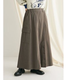 CRAFT STANDARD BOUTIQUE 綿ピーチカーゴスカート