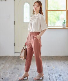 ANY SIS 【洗える】サテンドビー ブラウス