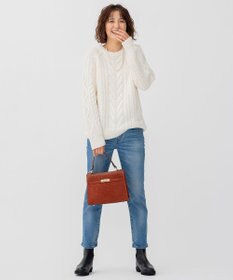 23区 【CLASSY.12月号掲載】アランパターン ニット