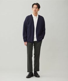 UNFILO MENS 【OCEANS 雑誌・web・YouTube 掲載】WOOL TOUCH 機能美パンツ スリム【東レ開発のウール見え高機能素材】