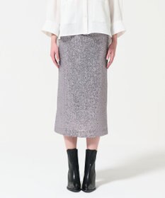 GRACE CONTINENTAL スパンコールタイトスカート