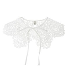 earth music&ecology スカラップレース付け襟