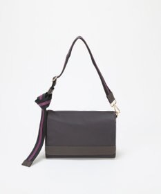 TOPKAPI 【TREASURE TOPKAPI】ナイロン ストライプ ベルト フラップ ショルダー バッグ