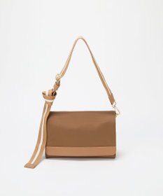 TOPKAPI 【TREASURE TOPKAPI】ナイロン ストライプ ベルト フラップ ショルダー バッグ