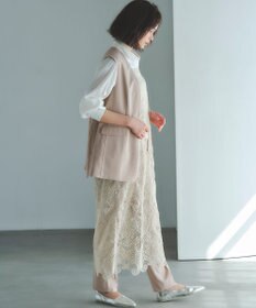 23区 アイアスマットストレッチ ノーカラージレ