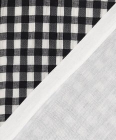 J.PRESS LADIES 【一枚で着映え】シアーギンガム クルーネック カットソー