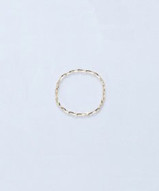 Phoebe 【K10】ブライトネスチェーンリング　ゴールド 3号/7号/11号/13号　BOX付き