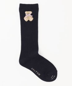 ANY KIDS ハイソックス（アニマル サガラ刺繍）