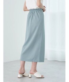 earth music&ecology シェブロン柄タイトスカート