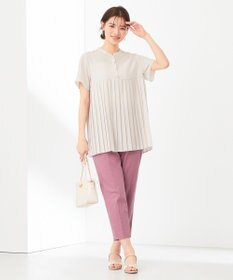 ANY SIS 【UVケア・接触冷感・撥水】クールタッチミラクルガード テーパード パンツ