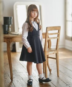 組曲 KIDS 【110-140㎝】ダブルカラー ブラウス