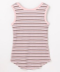 ANY テレコラウンドヘムタンクトップ