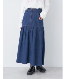 earth music&ecology Ｌｅｅ×ｅ．ｍ．ａ．ｅ．デニムフリルスカート