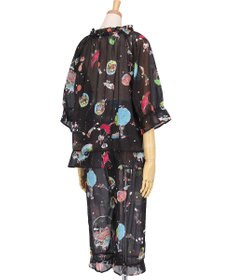 tsumori chisato SLEEP ツモリチサト パジャマ 7分袖 長袖 8分丈 綿100%(本体) ボイル素材 レディース UDT240 /ワコール